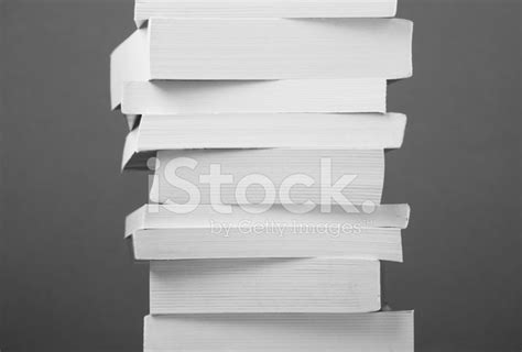 Book Stack In Black And White Stock Photos