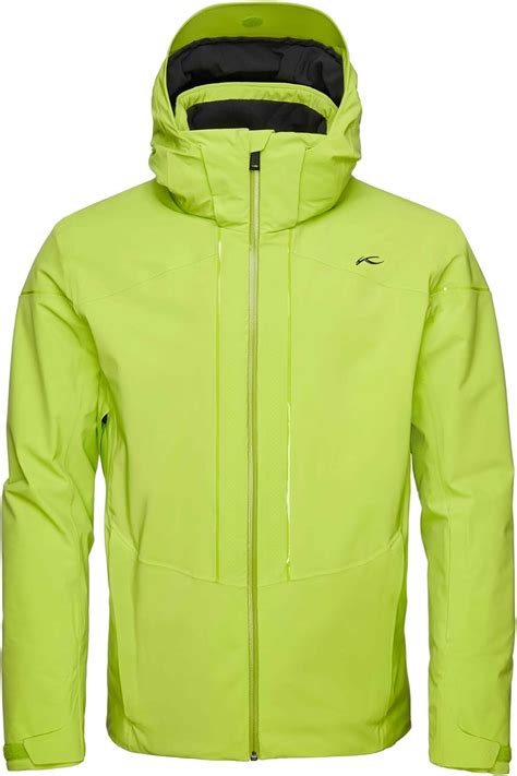 Kjus Sight Line Mens Ski Jacket Lime Green Uk Clothing
