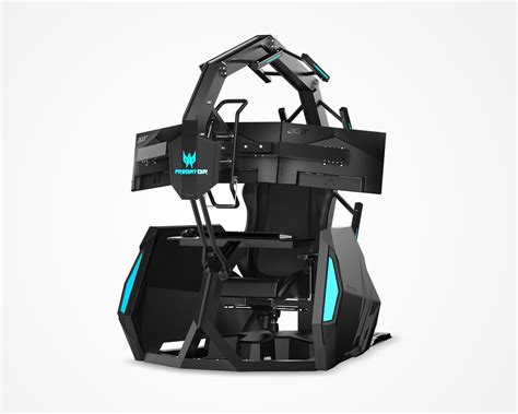 Acer's new predator gaming chair x osim changes the traditional gaming chair landscape up a little bit, throwing in two sets of massage rollers that surround the spine of the chair. Acer unveils new Predator Thronos gaming chair