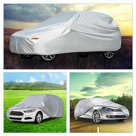 Yitamotor 16ft Silver Suv Full Car Cover 100 Waterproof Breathable A