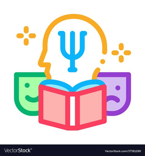 Psychology Researcher Color Icon Royalty Free Vector Image