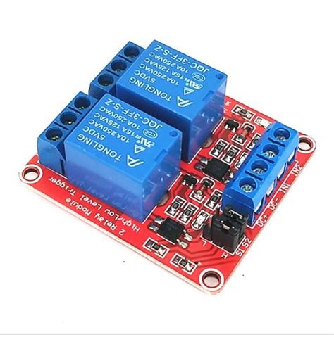 Jual Module Relay 2 Channel 5v With Opto Isolation Supports High And Low