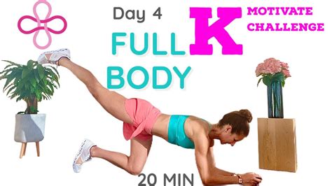 20 min full body workout no equipment no repeats day 4 youtube