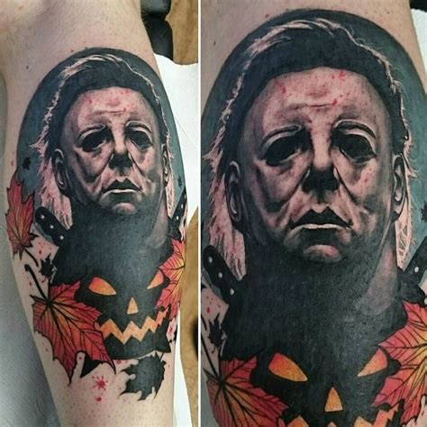Pin By Aaron Pifer On Sleeve Tattoos With Images Michael Myers Tattoo
