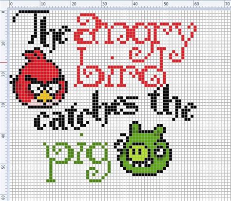 Awesome Awesome Angry Birds Cross Stitch Pattern By Christine