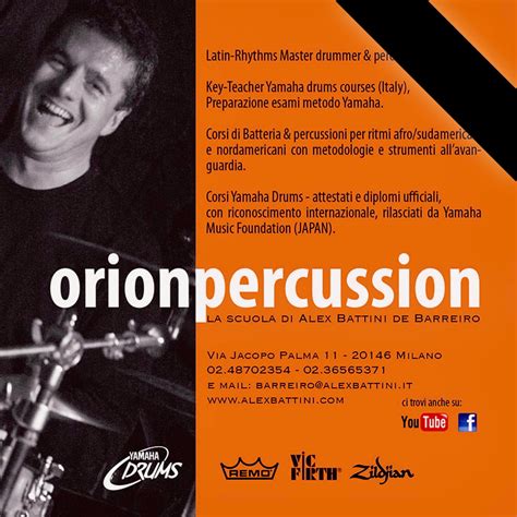 Orion Percussion Scuola Di Batteria And Percussioni Milano Milan