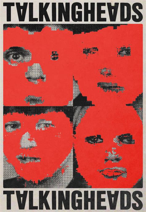 Once In A Lifetime Talking Heads 1980 Punk Poster Music Artwork