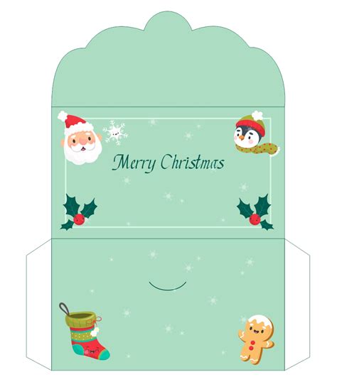 Free Printable Christmas Card Envelopes
