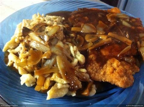 Remove from heat, add the spaetzle and pour over beans. Spaetzle (Egg Noodles) Recipe | RecipeLand.com
