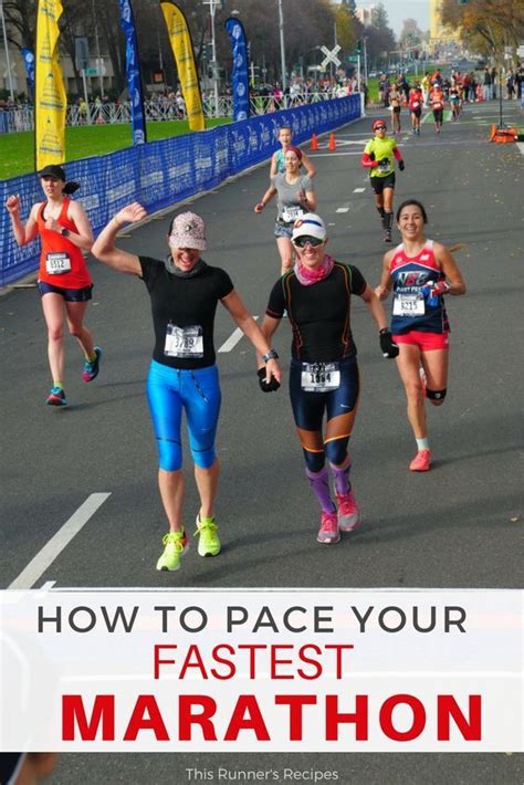 How To Pace Your Fastest Marathon How To Run Faster Marathon Fast Half Marathon
