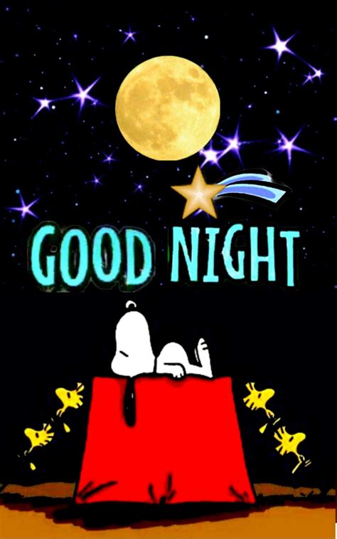 スヌーピーgood Night Good Night Greetings Good Night Blessings Snoopy