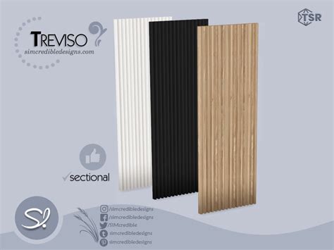 The Sims Resource Treviso Wall Wood Decor