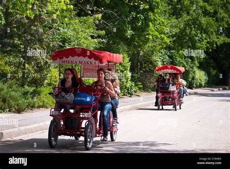 Pedal cars on Margaret Island, Budapest Stock Photo - Alamy