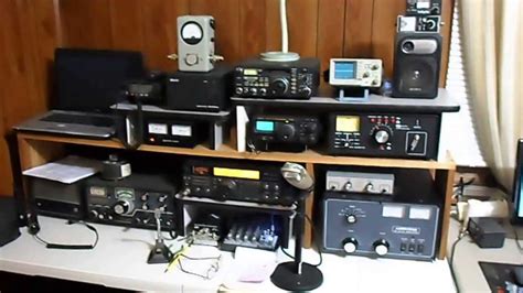 new electronics workbench and ham radio station work in progress youtube