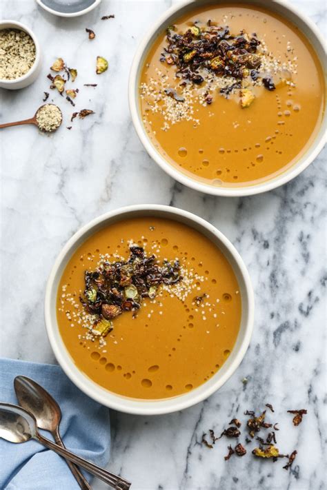 Allrecipes has more than 250 trusted squash soup recipes complete with ratings, reviews and cooking tips. Creamy Vegan Butternut Squash Soup Recipe with Ginger | Easy