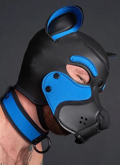 Mr S Neo Frisky Pup Hood Cobalt Blue ⋆ Underground Fetish