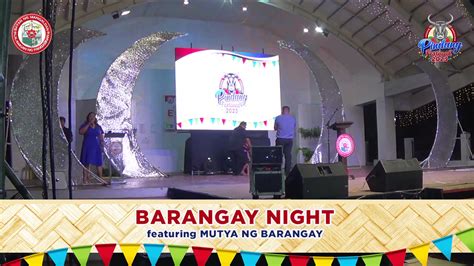 Barangay Night Featuring Mutya Ng Barangay 2023 Barangay Night