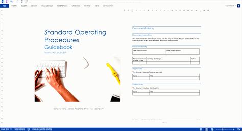 9 Standard Operating Procedure Template For Company