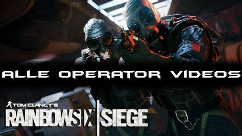 Rainbow Six Siege Alle Operatoren Videos All Operator Cutscenes