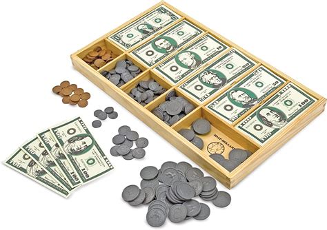 Melissa And Doug Play Money Set Educational Toy With Paper