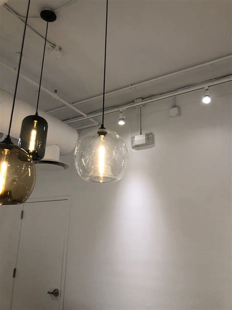 However, track lighting for sloped ceilings. Pin by Aimee Eberle on AE Kitchen | Ceiling lights, Track ...