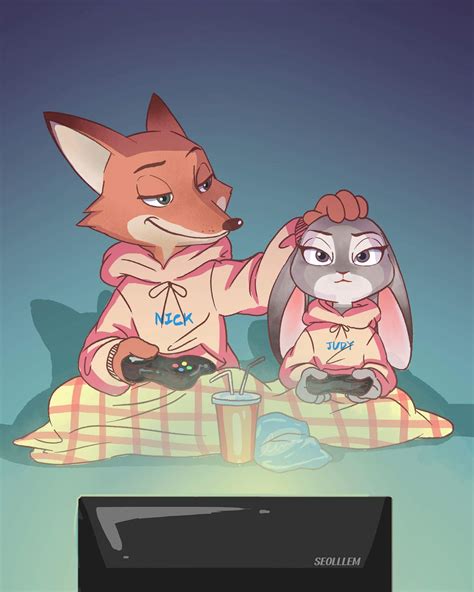 Nick And Judy Having A Day Off Zootopia Know Your Meme