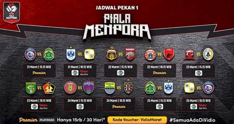 Berita terkini nasional dan internasional 2021. Jadwal Piala Menpora Senin 22 Maret 2021, Live di Indosiar ...