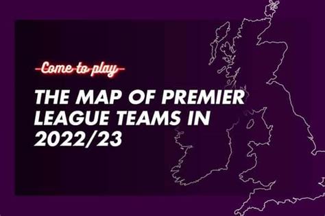 Interactive Map And Logos of ALL EPL Teams [2022/23]