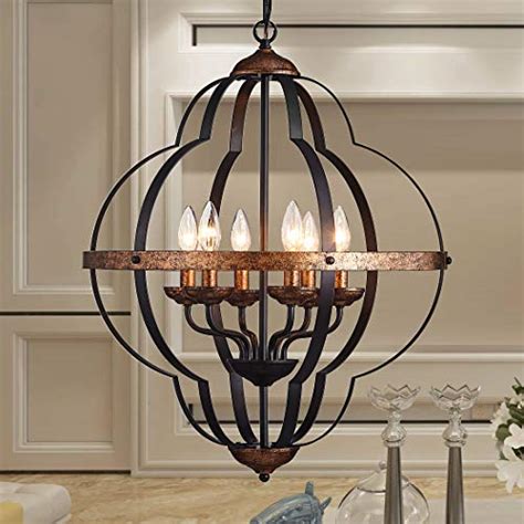 Ganeed Rustic Chandelier8 Lights French Country Chandeliersmetal