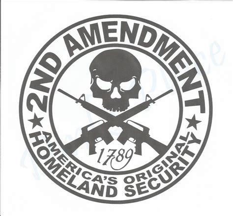 71 second amendment clipart free images in ai, svg, eps or cdr. 2nd Amendment...America's Original Homeland Security vinyl