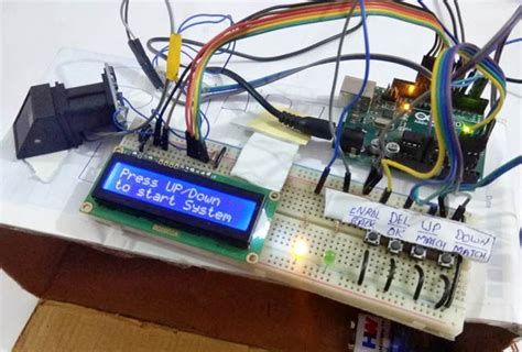 Biometric Security System Using Arduino And Fingerprint Sensor