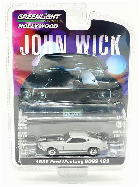 Fast Delivery To Your Doorstep JOHN WICK GREENLIGHT Hollywood CHROME Ford Mustang Fastback