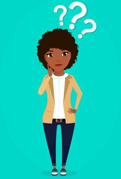 Confused Woman Illustrations Royalty Free Vector Graphics And Clip Art