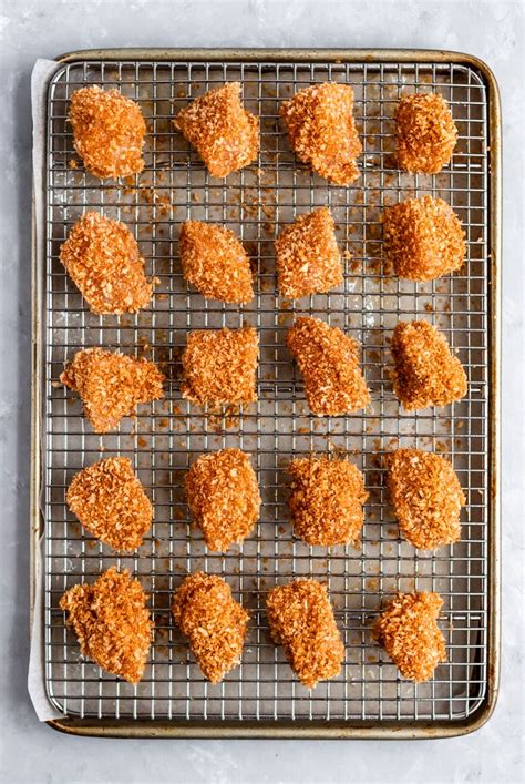The Best Crispy Baked Chicken Nuggets Ambitious Kitchen Recipe