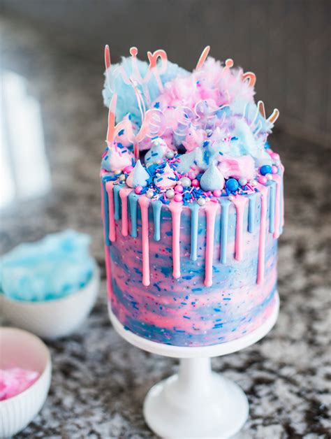 Cotton Candy Cake Cake By Courtney Recipe Candy Birthday Cakes Cotton Candy Cakes Crazy