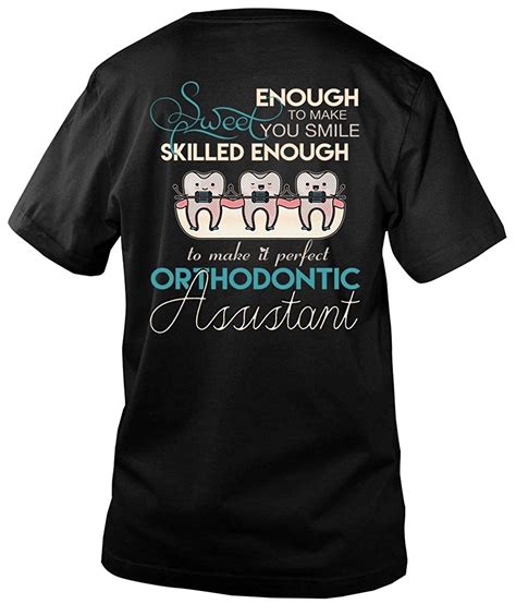 Orthodontic Assistant Tee I Love Dentist T Shirt 9402 Seknovelty