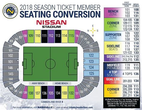 Nissan Stadium Nashville Seating Chart Perfect Nissan