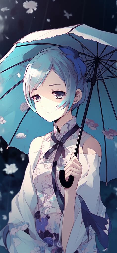 Anime Girl With Umbrella Wallpapers Girl Anime Wallpaper Iphone