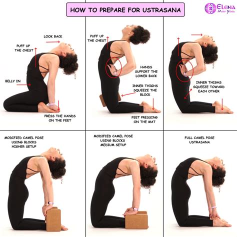 How To Prepare For Ustrasana Camel Pose Elena Miss Yoga