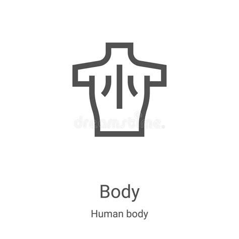 Body Icon Vector From Baby Collection Thin Line Body Outline Icon