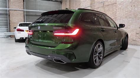 Bmw M340i Xdrive Touring Wears 6k Individual Verde Ermes Paint With