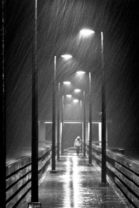 Winter Rain Photography Rainy Night Rainy Days