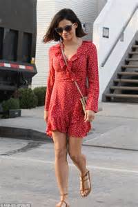 Jenna Dewan Tatum Looks Gorgeous In Red Sundress As She Steps Out For