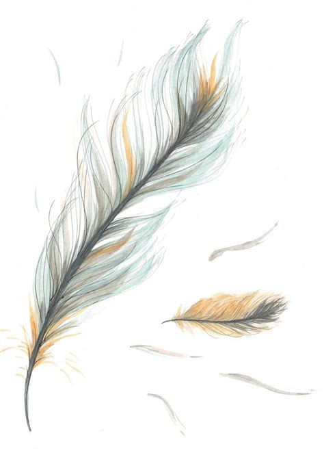 feather drawing | Feather drawing, Feather art, Feather tattoos