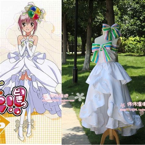 Shugo Chara Hinamori Amu Wedding Dress Cosplay Costume