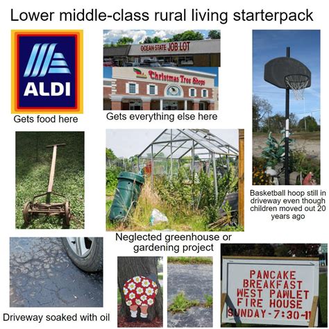 Lower Middle Class Rural Living Starterpack R Starterpacks