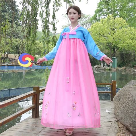 Hanfu Kostuum Koreaanse Traditie Vrouwen Hanbok Vrouwen Nationale