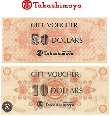 Takashimaya Vouchers Tickets Vouchers Vouchers On Carousell