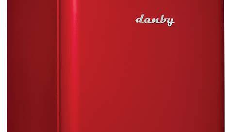 Danby 2.6 Cu Ft Mini All-Refrigerator DAR026A2LDB, Metallic Red
