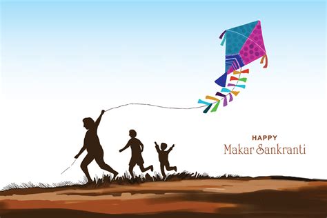 Happy Makar Sankranti Colorful Kites For Festival Of India Background 16968854 Vector Art At
